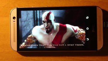 HTC One (M8) - God of War Ghost of Sparta - PPSSPP v1.1.1 - Gameplay / Test
