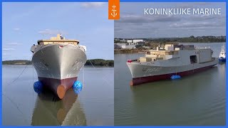 Tewaterlating Zr.Ms. Vlissingen | Koninklijke Marine