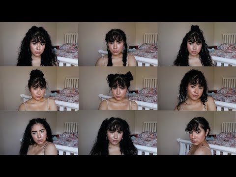 2c Quick Curly Hairstyles Youtube