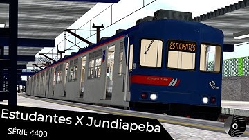 OpenBVE - ESTUDANTES x JUNDIAPEBA com o TUE SÉRIE 4400 da CPTM! Linha 11 Coral Banda B