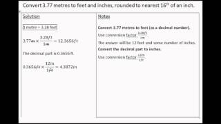 Unit Conversions Example #6 - Mixed Units