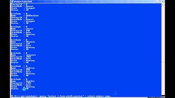 Powershell Basics: Comparison between the cmdlets get-service and get-wmiobject
