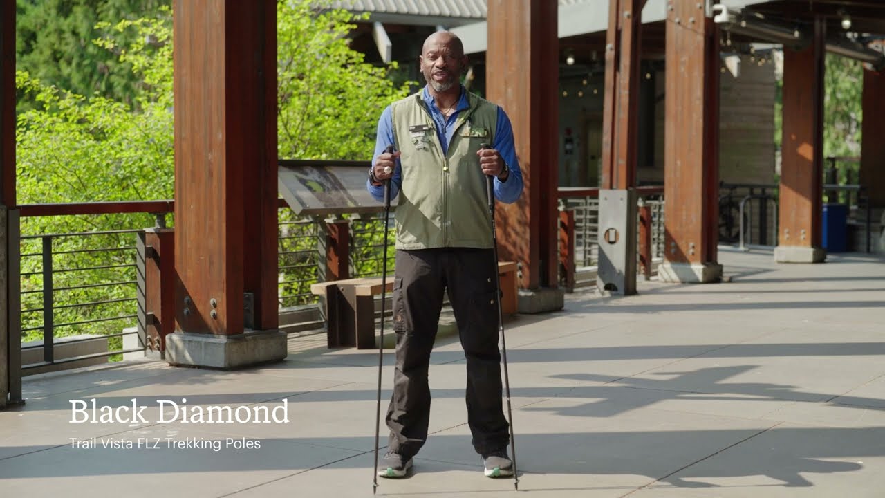 Preview of Black Diamond Trail Vista FLZ Trekking Poles - Pair Video