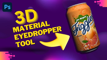 3D Material Eyedropper Tool - Adobe Photoshop for beginners