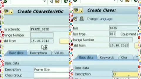 HOW TO CREATE CLASS (CL02 TCODE& CHARACTERISTICS(CT04 TCODE) IN SAP&WHY IT