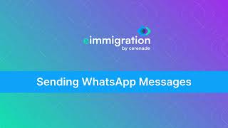 Sending WhatsApp Messages