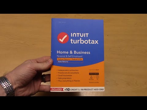 TurboTax 2023 Home & Business Unboxing and Installation Costco Item# 2023004 Intuit PN# 120975