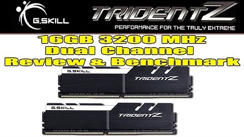 White G.SKILL TRIDENT Z 16GB 3200MHz Dual Channel Kit Review & Benchmark