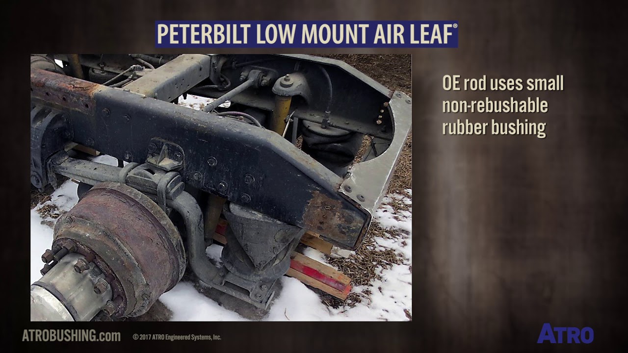 Peterbilt Low Mount Air Leaf Suspension: ATRO overview - YouTube