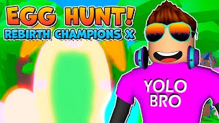 ИВЕНТ CHAMPIONS X В РОБЛОКС ROBLOX, egg hunt 2022 в rebirth.