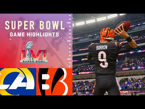 Rams vs. Bengals Super Bowl LVI - Madden 22 Simulation Highlights