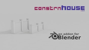 Blender Addon - constrnHouse 1.0.0 - JOIN or MERGE