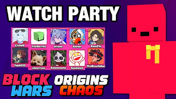 Block Wars Origins Chaos 2 Watch Party