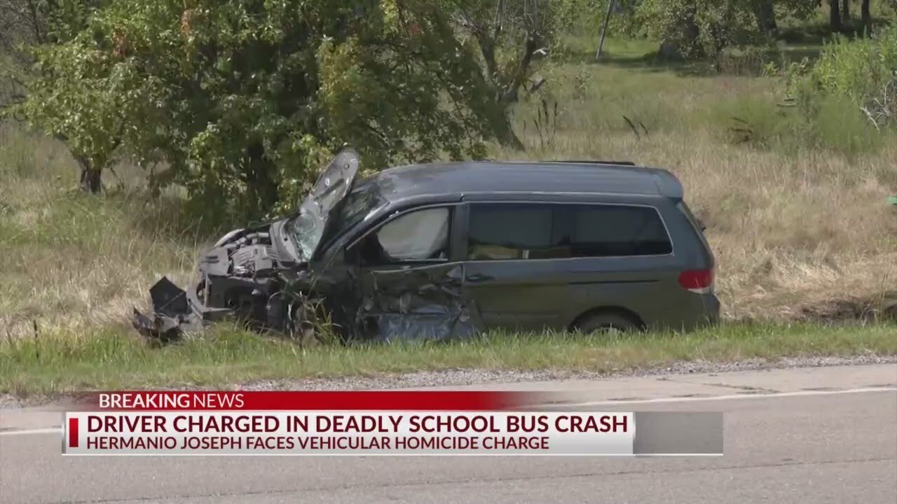 Driver charged in deadly school bus crash near Springfield - YouTube