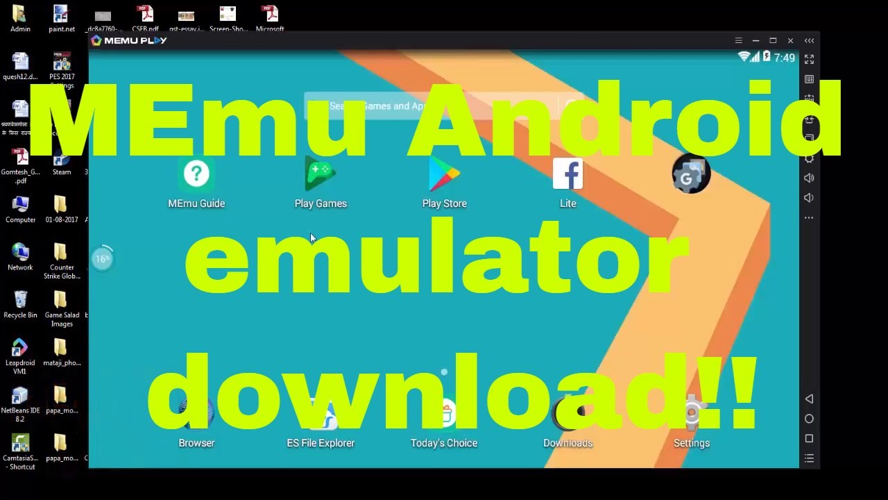 Memu android emulator download for free youtube