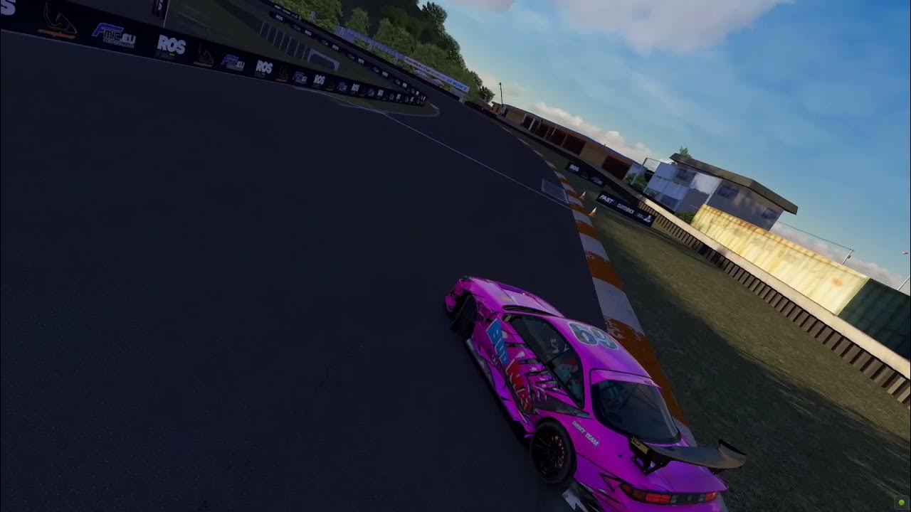 Testando drone câmera Assetto Corsa Drift DarkGRC, Nissan S14 YouTube