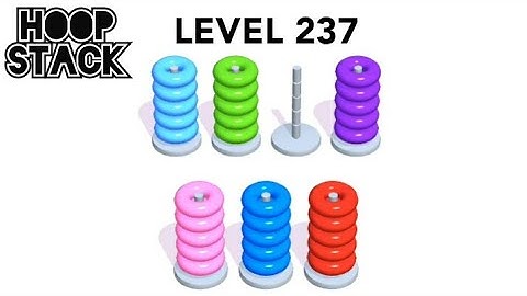 Hoop Stack Level 237 | Puzzle Game  | Complete Level