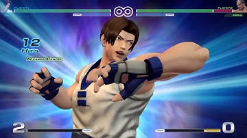THE KING OF FIGHTERS XIV Kim combo video
