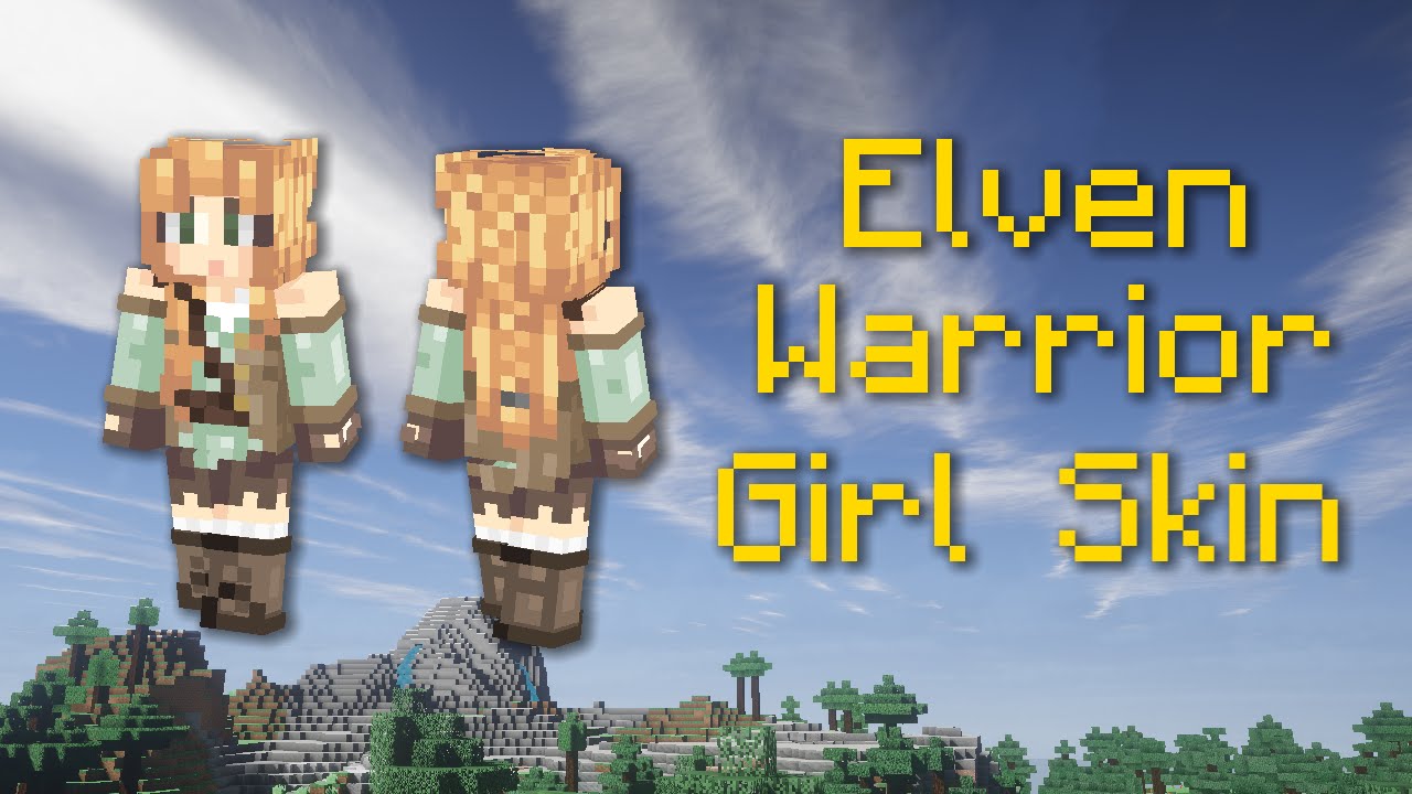 Elven Warrior Girl Minecraft Skin - YouTube.