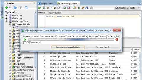 Exportando dados do banco Oracle para CSV com SQL Developer