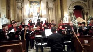 St Augustine Choir 2011 Caroling - Simple Gifts - Pacehelbel's Canon