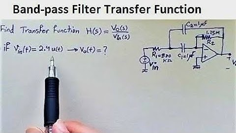 Bandpass Filter design with operational amplifier and how to find the transfer function.