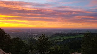 Wood's Quarry Sunrise On Green Mountain Boulder Colorado 5/23/2020
