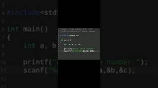 #48 | Basic C language Coding | Programming Exercise49 #shorts #coding #clanguage