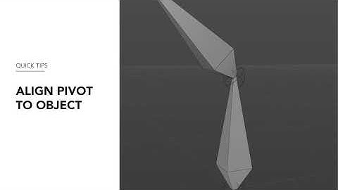 ALIGN PIVOT TO OBJECTS