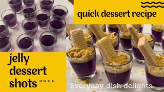 Quick jelly dessert shots recipe | easy recipe | by everyday dish delights