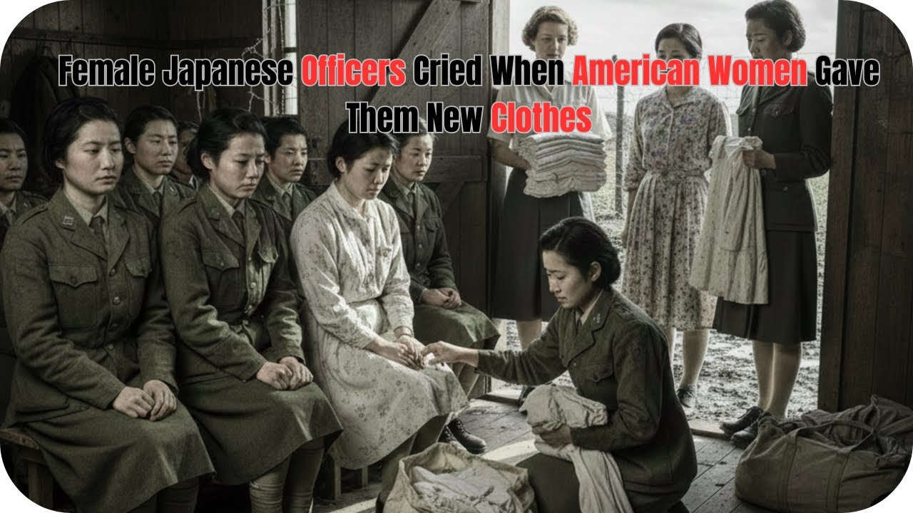 Female Japanese Officers Cried When American Women Gave Them New Clothes