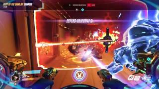 Overwatch Dva Bomb Full 6 Person Team Kill Hanamura