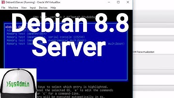 Debian GNU/Linux 8.8 Server Installation (No GUI) + Guest Additions on Oracle VirtualBox [2017]