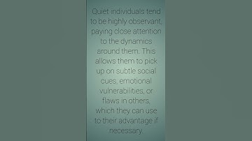 5 Dark Psychology Secrets About Quiet People | What They Don