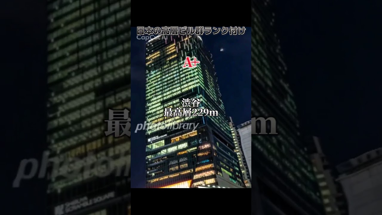 【個人的】日本の高層ビル/マンション群ランク付け#日本 #地理系 #高層ビル #shorts