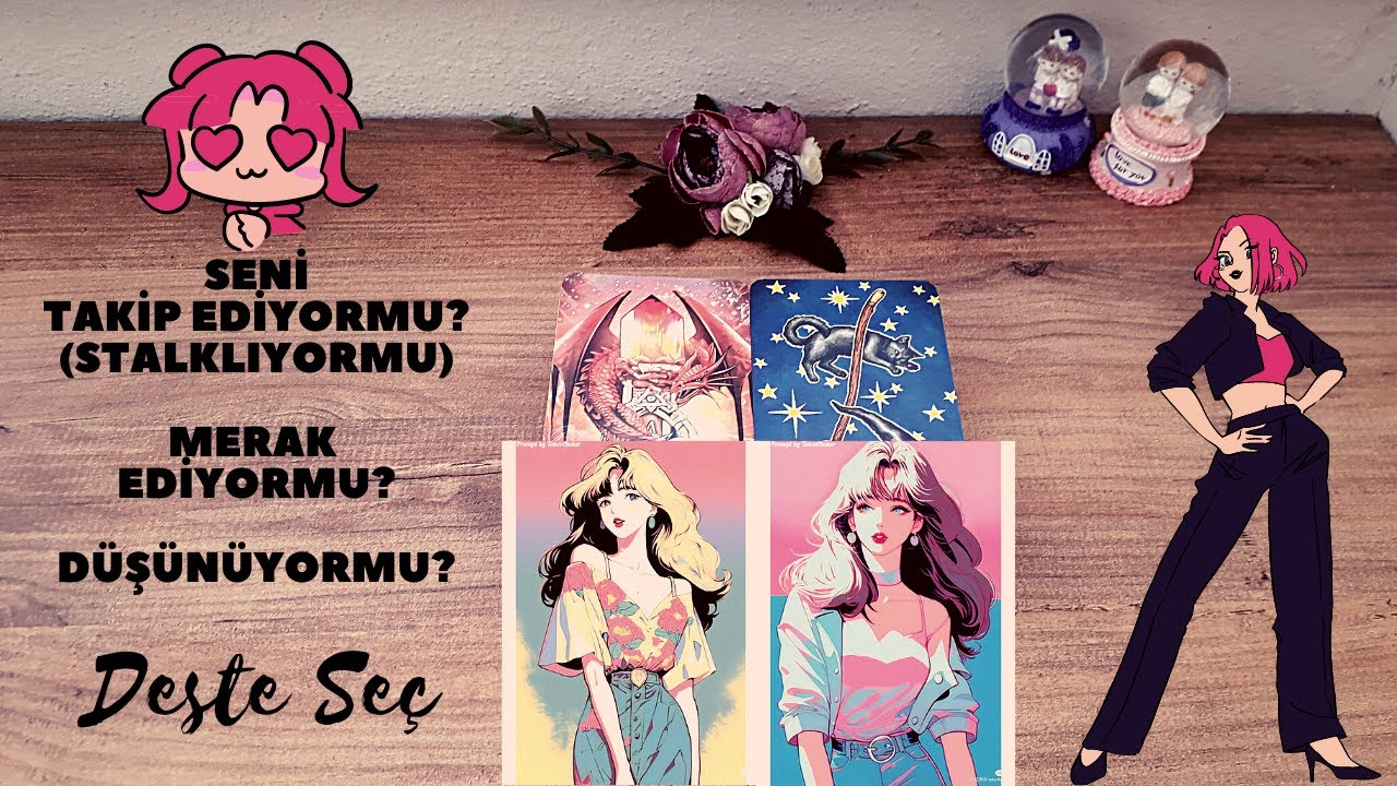 Seni Takip Ediyormu? Merak Ediyormu? Düşünüyormu? #tarot #desteseç