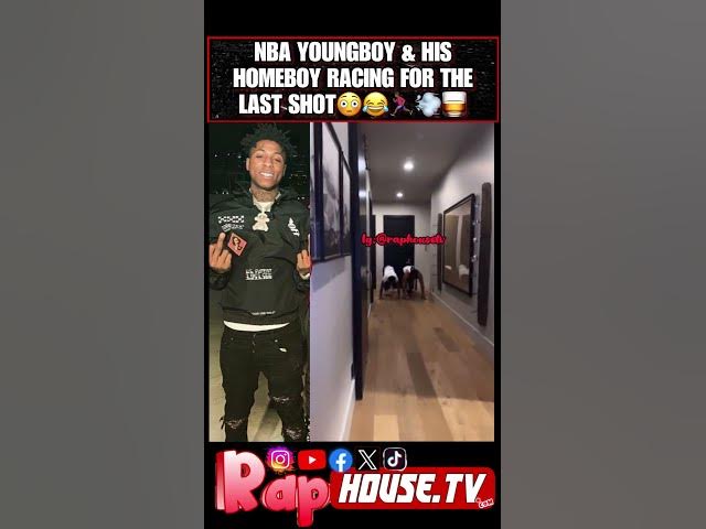 NBA YoungBoy & His Homeboy Racing For The Last Shot 🏃🏾‍♂️💨🥃😂