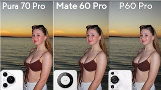 Huawei Pura 70 Pro Vs Huawei Mate 60 Pro Vs Huawei P60 Pro | Camera Test Comparison