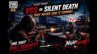 VSS = Silent Death 😈 | Peak Point VSS Only Domination 🔥 PUBG PC Highlights & Epic Kills