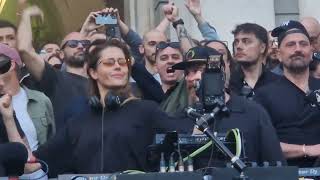 Charlotte de witte queen of the techno music in the Genoa city.