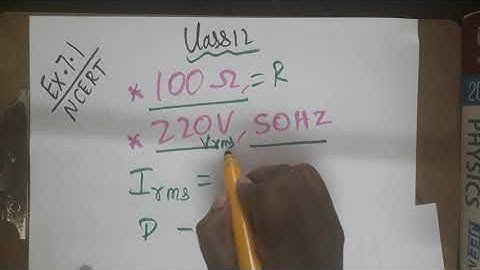 exercise 7.1 class 12 physics ncert solutions