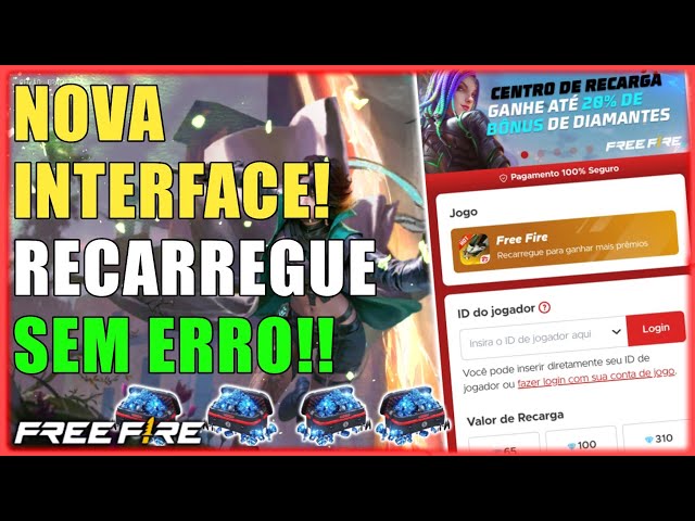 Como fazer Recarga do Free fire dentro do jogo (sem erro) 