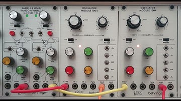 Ambient modular - Multiple sound modifications (Mutable Instruments + Behringer/ARP 2500, n° 45)