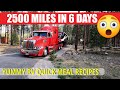 On The Road Again - 2500 Miles in 6 Days 😮 // Easy RV TRAVEL RECIPES // Full Time RV