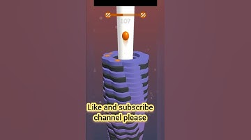 stack ball gameplay | level 55 | #shorts | #short | #gaming | #ytshorts | #childrengame