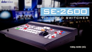 【Official】  Datavideo SE-2600 HD Video Switcher All the Essentials for Pro-Quality Production