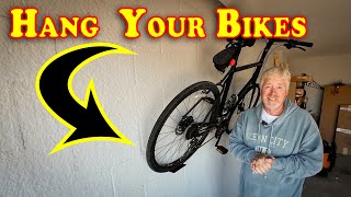 Borgen Bike Mount / MZYRH Pedal Bike Wall Mount Installation / review in The Villages Florida.