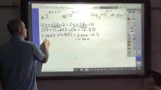 Pre Calc Log and Exp Equations Part 2