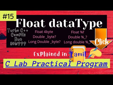 C Program using FLOAT\DOUBLE\LONG DOUBLE Data Types/Run/Compile/in ...