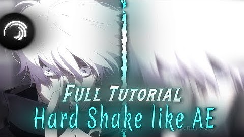 Hard Shake tutorial in alight motion (+preset)